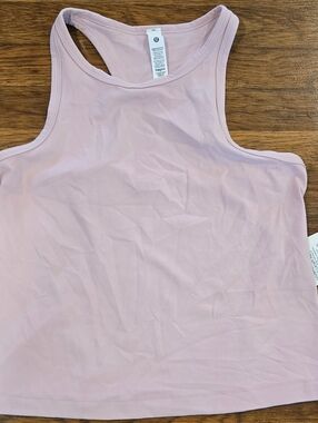 Lululemon Align Racerback Tank Waist Length Pink Size 12 NWT